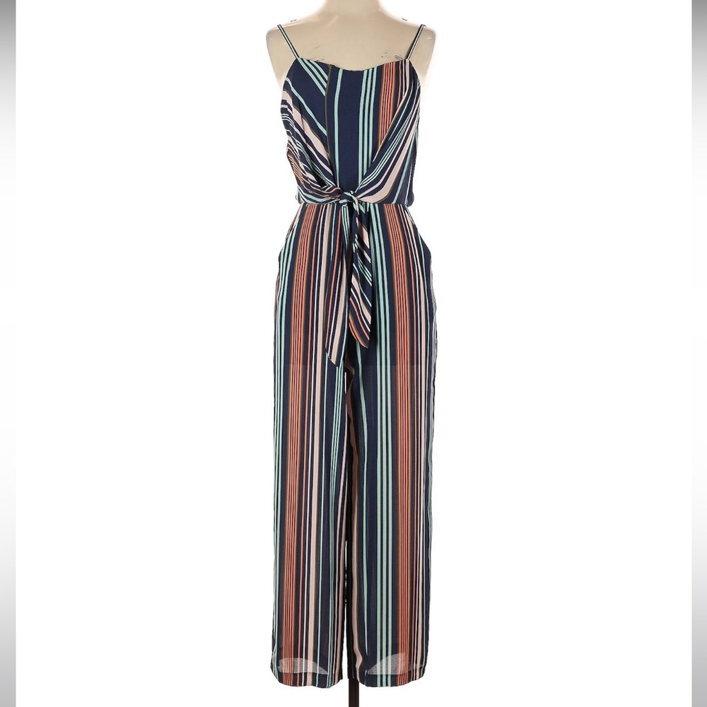 Vince Camuto Striped Multicolor Jumpsuit - S